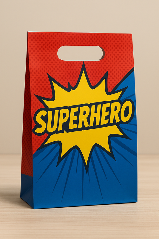 Superhero Themed Loot Bag (Customizable) (40 pcs)
