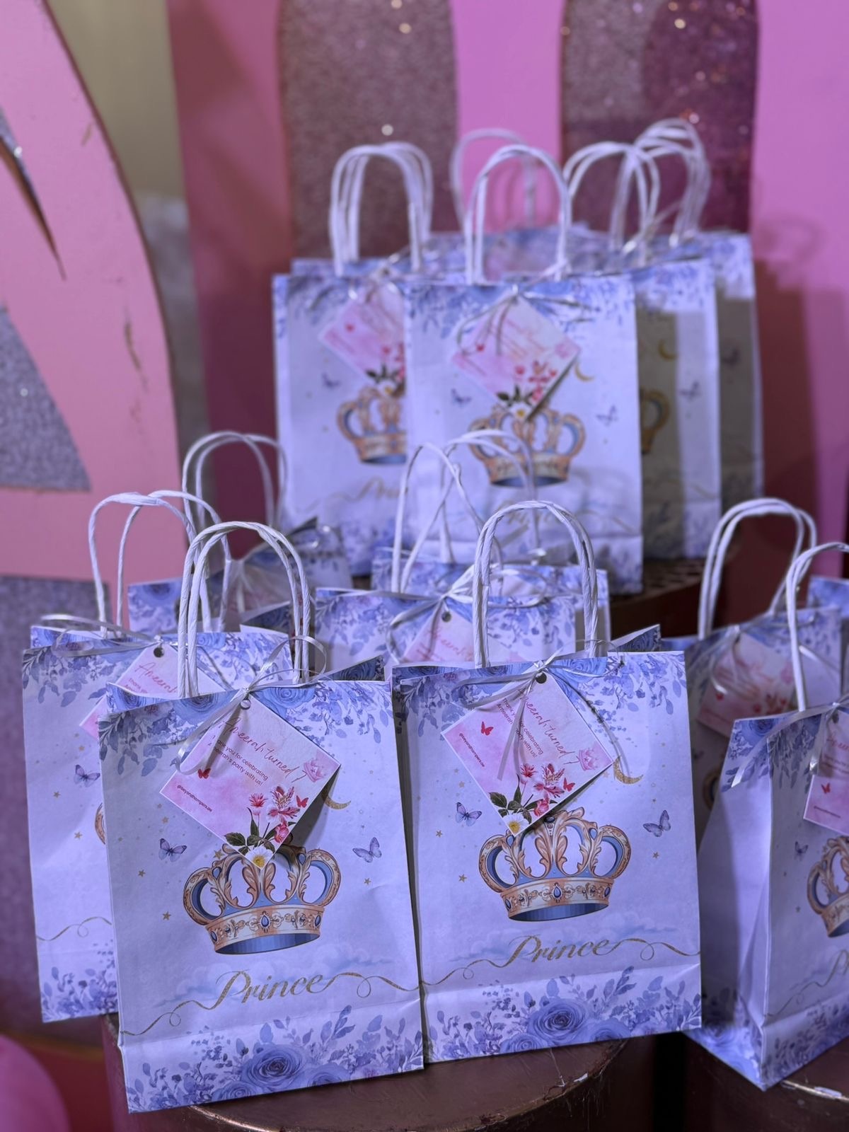 Fairytale Princess Paper Loot Bags (Customizable) (40 pcs)