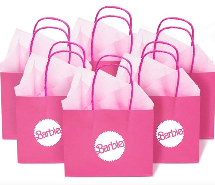 Barbie-Inspired Pink Loot Bags (40 pcs)